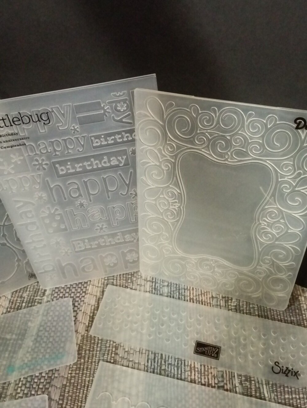 Sizzix Embossing & Cutting Folders - Clear - Picture 4 of 5